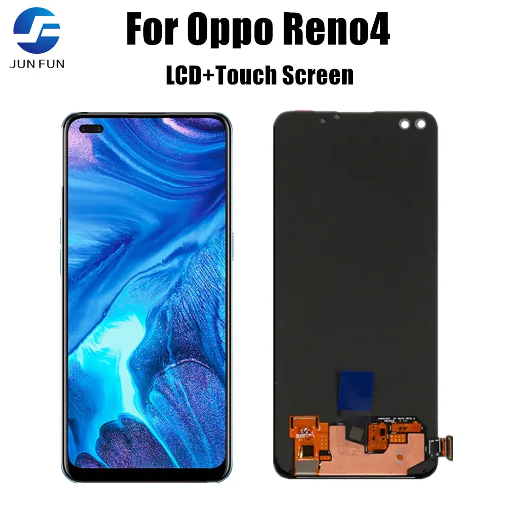 

6.43" For Oppo Reno4 CPH2113 LCD Display Touch Screen Digitizer Assembly OPPO A93 4G/Reno 4 lite/F17 Pro/Reno 4F