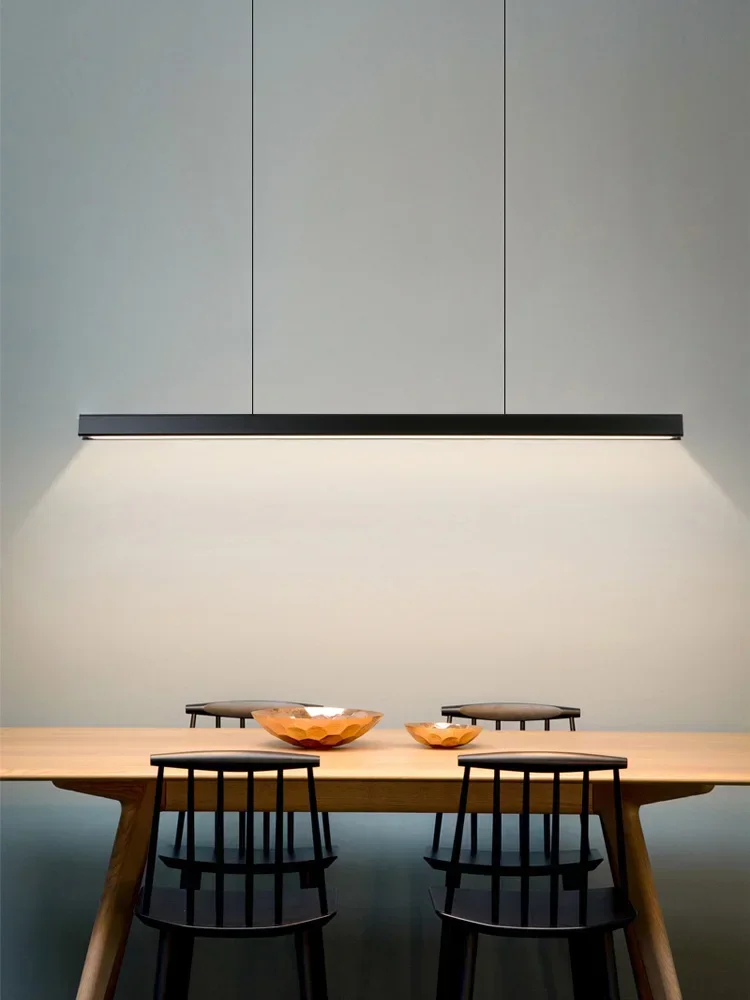

Modern Designer Dining Room Chandelier Simple Table Bar Lamp Minimalist Led Long Office High-end Home Decoration Lighting Fixtur