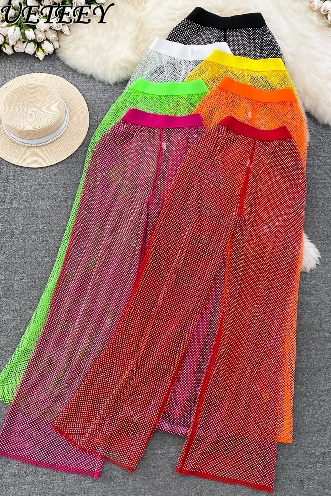 European American Stage Fashion Diamond Studded Hollow High Waist Drooping Straight Wide-Leg Pants Casual Elastic Waist Trousers
European American Stage Fashion Diamond Studded Hollow High Waist Drooping Straight Wide-Leg Pants Casual Elastic Waist Trousers
