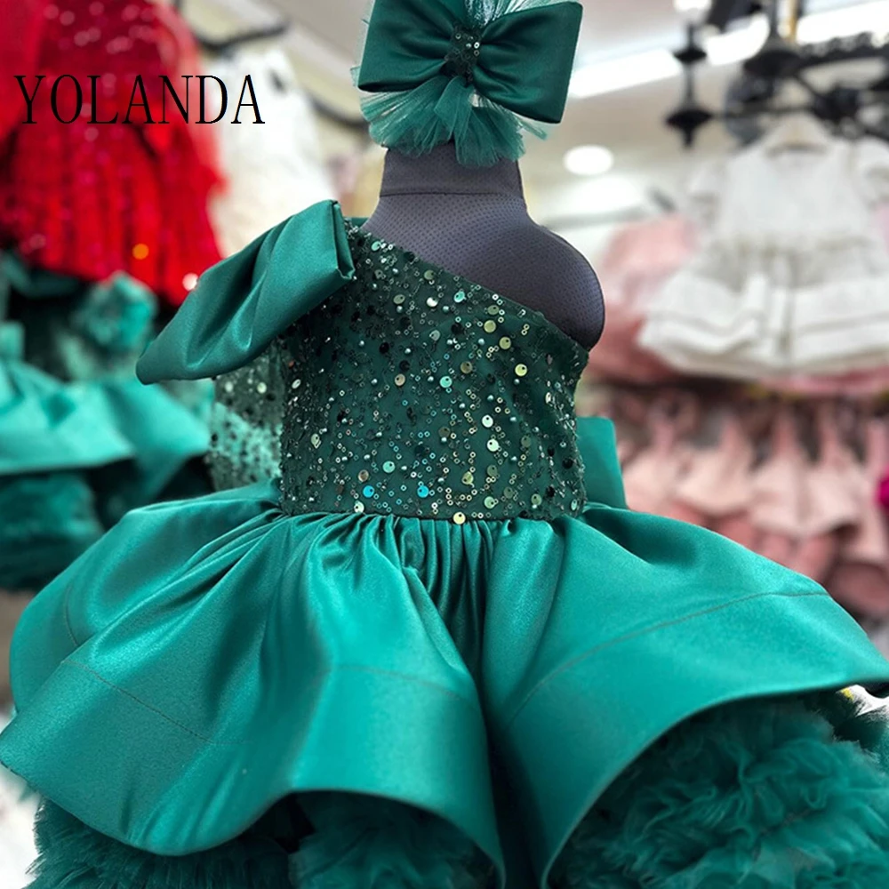 Modern Green Flower Girl Dresses with Sequined 2024 Summer Sleeveless A Line Satin Christmas Gowns Zipper Back فلور فتاة اللباس
Modern Green Flower Girl Dresses with Sequined 2024 Summer Sleeveless A Line Satin Christmas Gowns Zipper Back فلور فتاة اللباس