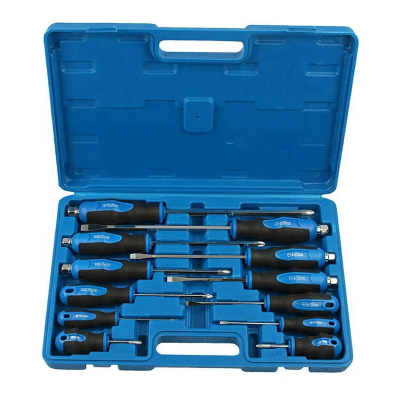12-Piece Through-Hole Slotted Screwdriver Magnetic Percussion Screwdriver Tool For Changing Knives And Bumping Batches
12-Piece Through-Hole Slotted Screwdriver Magnetic Percussion Screwdriver Tool For Changing Knives And Bumping Batches