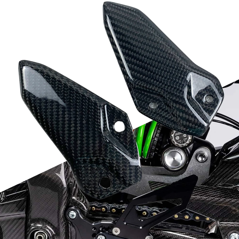 For Kawasaki ZX25R ZX 25R 2020-2021 ZX-25R Carbon Fiber Heel Plate Foot Peg Heel Plates Guard Motorcycle Accessories
For Kawasaki ZX25R ZX 25R 2020-2021 ZX-25R Carbon Fiber Heel Plate Foot Peg Heel Plates Guard Motorcycle Accessories