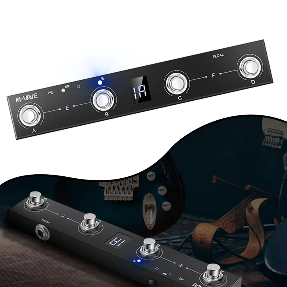 Portable M-VAVE Chocolate MIDI Controller Footswitch Controller Rechargeable 4Buttons Pedal Lightweight Pro Audio Equipment
Portable M-VAVE Chocolate MIDI Controller Footswitch Controller Rechargeable 4Buttons Pedal Lightweight Pro Audio Equipment