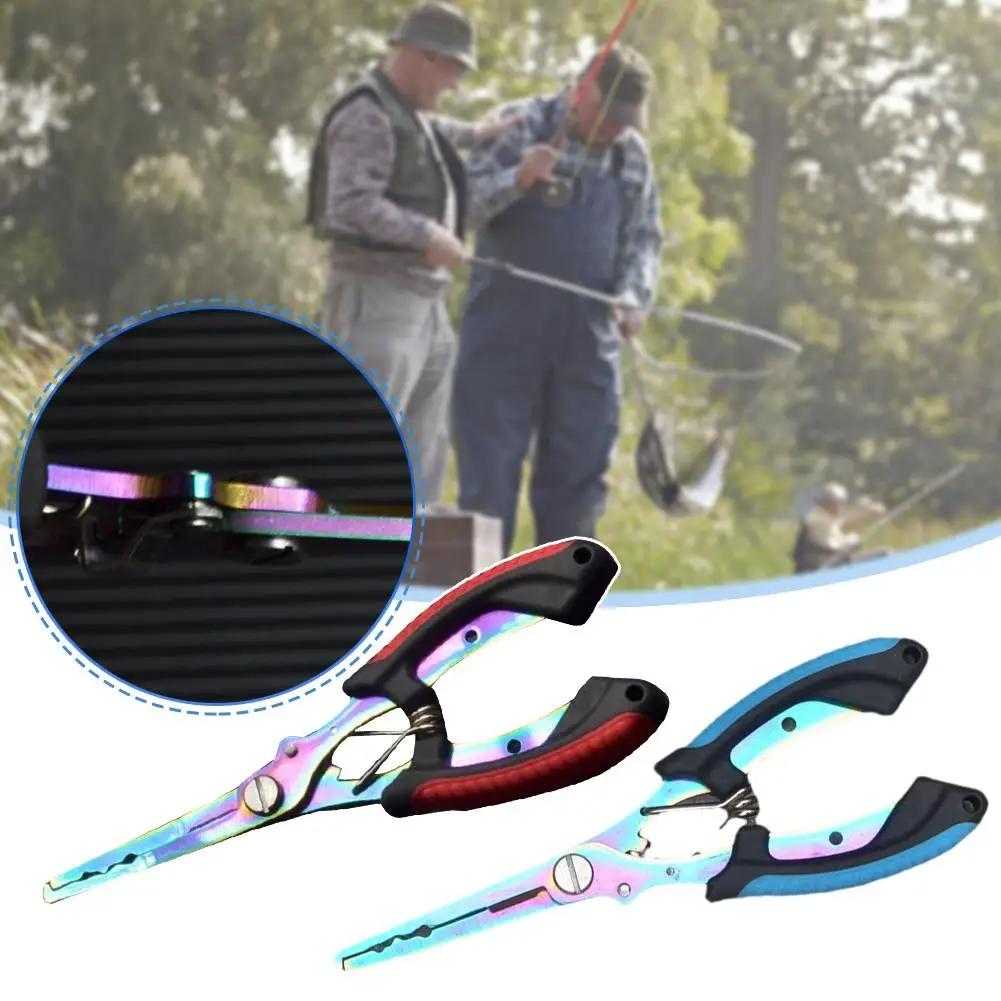 Bent Nose With Hook Open Stainless Steel Plated Multi-function Scissors Pulling Pliers Anti-rust Luya Titanium Unhook I9T9
Bent Nose With Hook Open Stainless Steel Plated Multi-function Scissors Pulling Pliers Anti-rust Luya Titanium Unhook I9T9