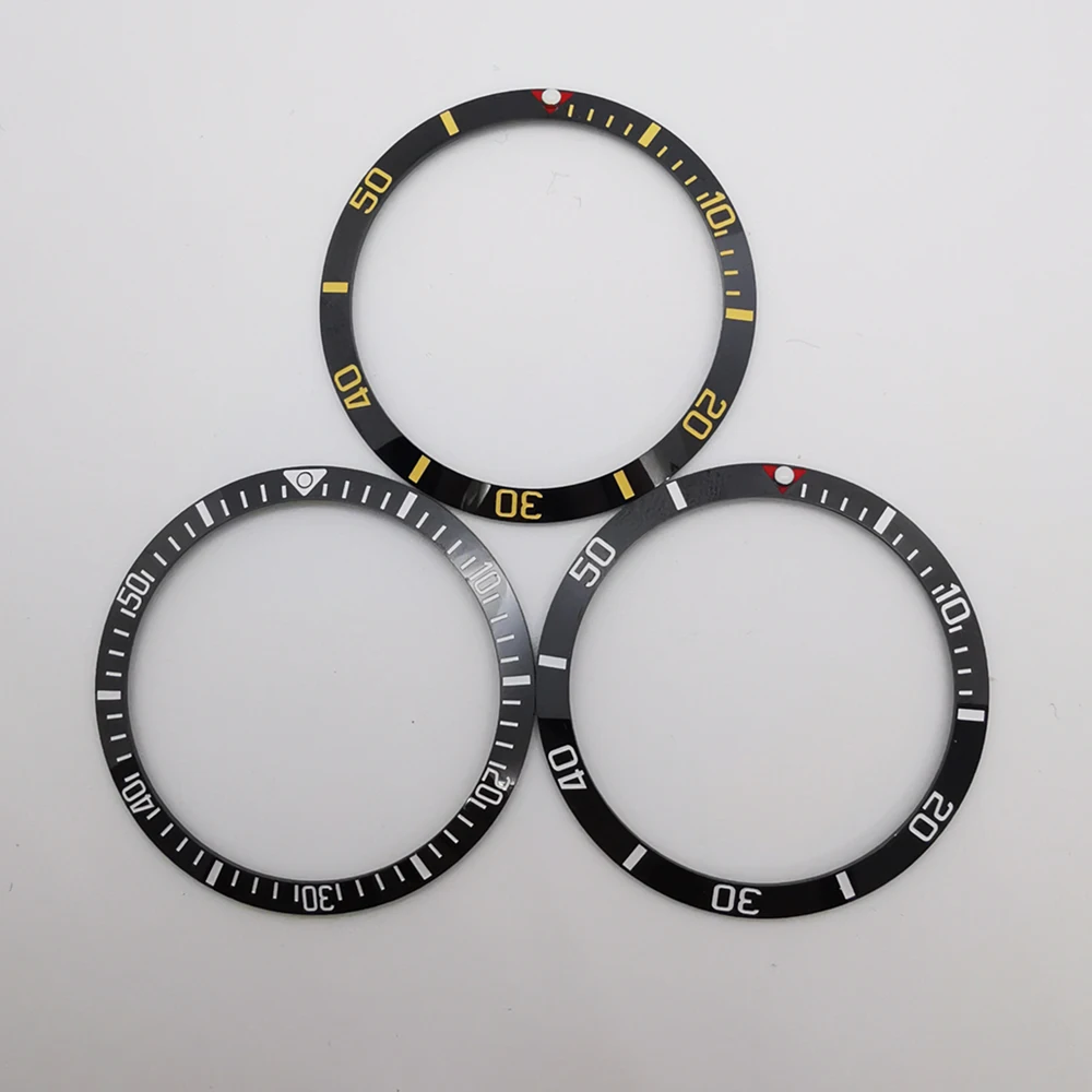 34 мм, черная, красная, серебристая, керамическая/алюминиевая вставка в ободок для часов, подходит для фототехники, 36 мм 
34 мм, черная, красная, серебристая, керамическая/алюминиевая вставка в ободок для часов, подходит для фототехники, 36 мм