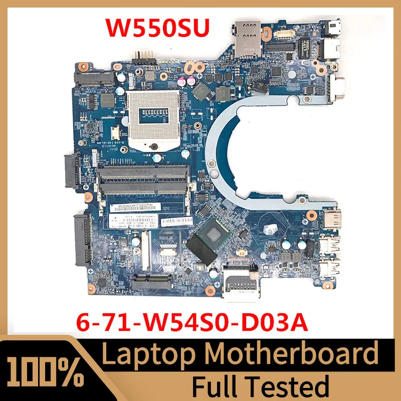 6-71-W54S0-D03A Mainboard For Hasee W550SU Laptop Motherboard 6-77-W550SU10-D03A-14 DDR3 100% Full Tested Working Well
6-71-W54S0-D03A Mainboard For Hasee W550SU Laptop Motherboard 6-77-W550SU10-D03A-14 DDR3 100% Full Tested Working Well