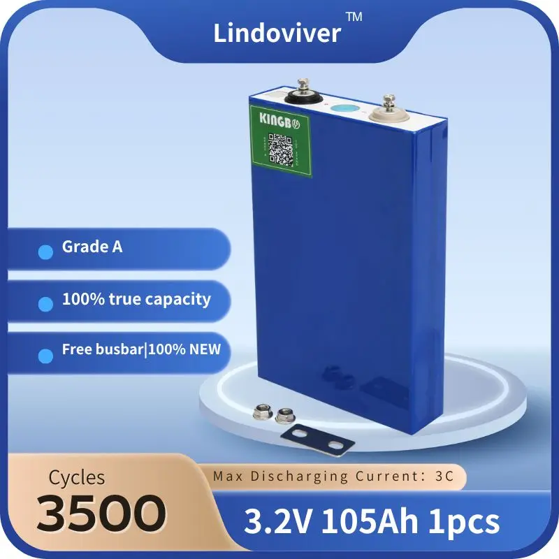 Флэш-распродажа, аккумулятор Kingbo Lifepo4 105 Ач, класс А, lindoliving, 1 шт. для автономной батареи 12 В/24 В/48 В Lifepo4
Флэш-распродажа, аккумулятор Kingbo Lifepo4 105 Ач, класс А, lindoliving, 1 шт. для автономной батареи 12 В/24 В/48 В Lifepo4