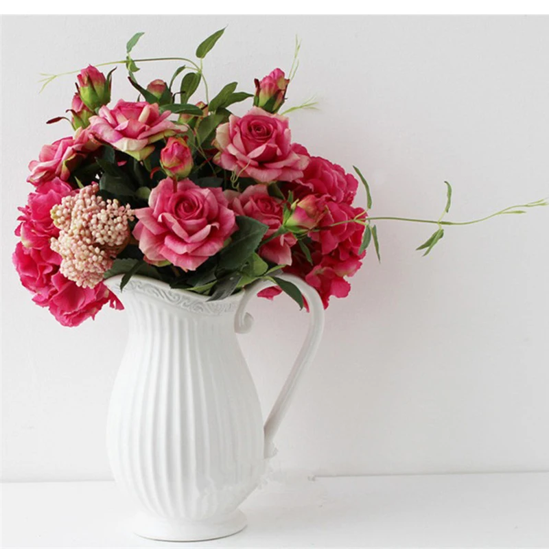 6 шт./партия, искусственные розы с двумя головками
6 шт./партия, искусственные розы с двумя головками