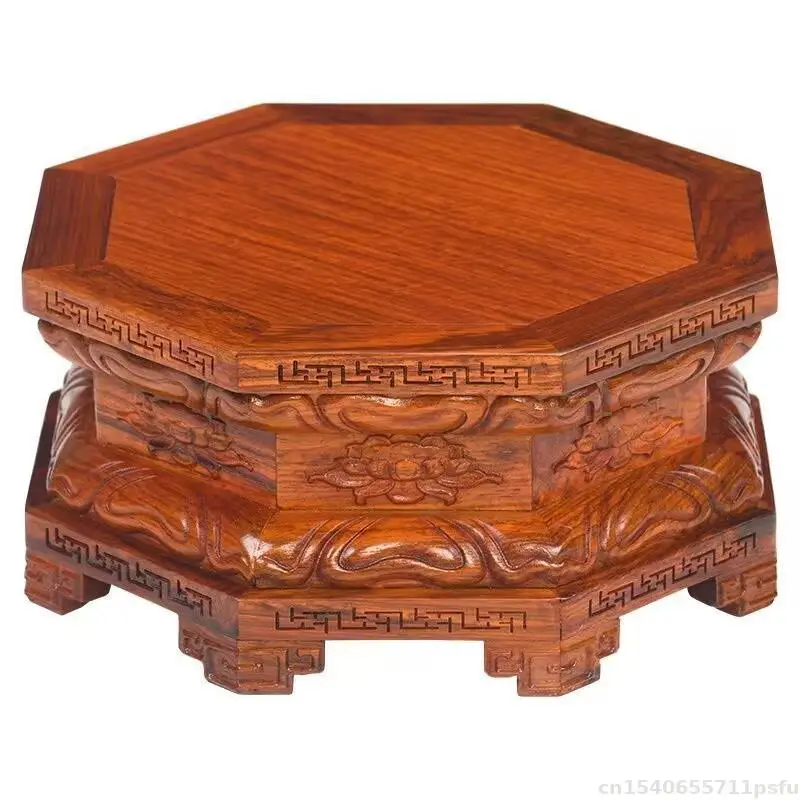 Natural Rosewood Base Buddha Guanyin Wealth Goddess Altar Decorative Shelves Vase Bonsai Display Stand Lotus Pedestal Crafts
Natural Rosewood Base Buddha Guanyin Wealth Goddess Altar Decorative Shelves Vase Bonsai Display Stand Lotus Pedestal Crafts