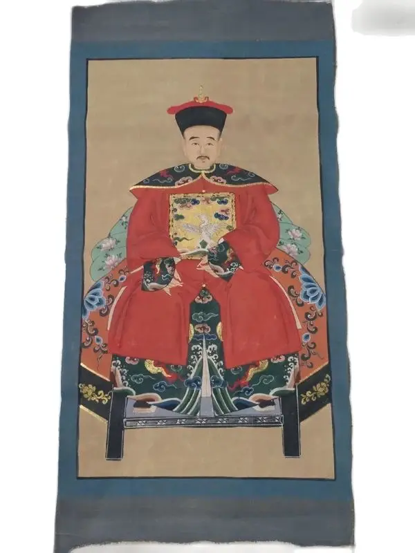 Elaborate Chinese Classical Collectible Home Decoration Painting Ancient Officer Portrait Picture
Elaborate Chinese Classical Collectible Home Decoration Painting Ancient Officer Portrait Picture