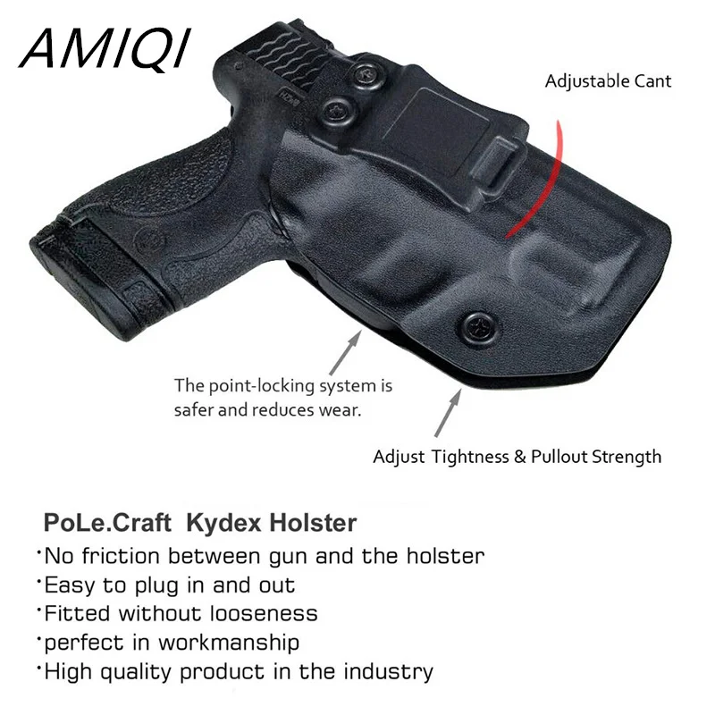 AMIQI IWB Universal Gun Bag Tactical Holster Hidden Carrying Case Suitable for the M&P Shield 2.0-9mm .40 S&W Model High-qualit
AMIQI IWB Universal Gun Bag Tactical Holster Hidden Carrying Case Suitable for the M&P Shield 2.0-9mm .40 S&W Model High-qualit