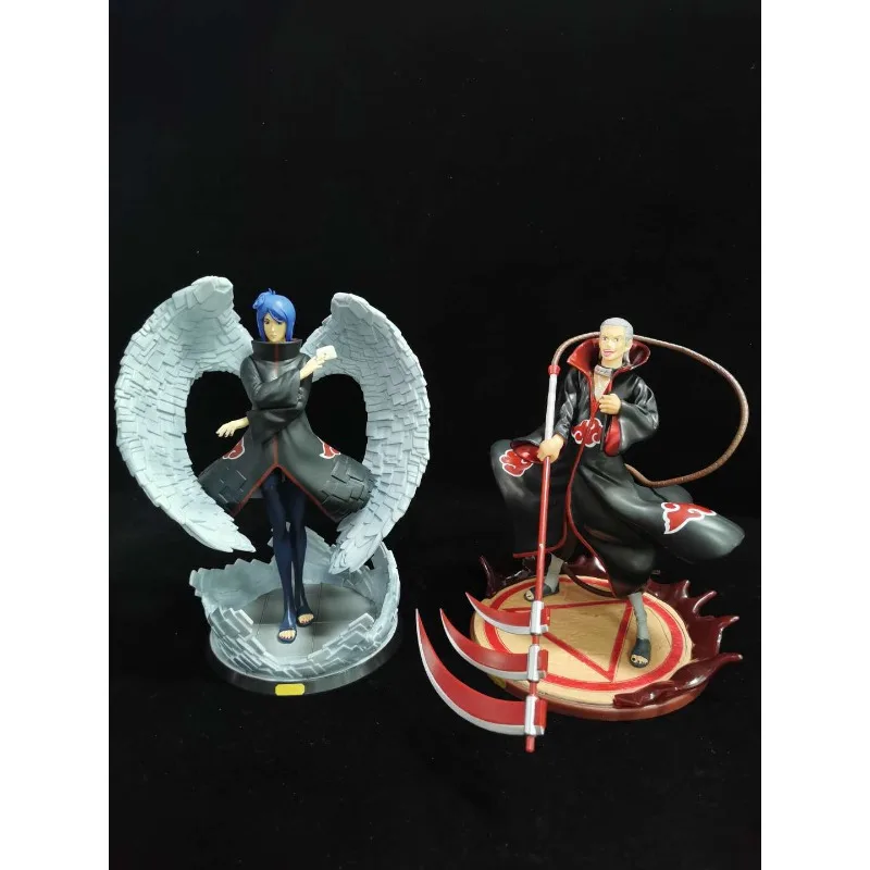 

Anime Peripheral NARUTO GK Akatsuki Hidan Konan Standing Posture Statue PVC Action Figure Collectible Model Toy Boxed