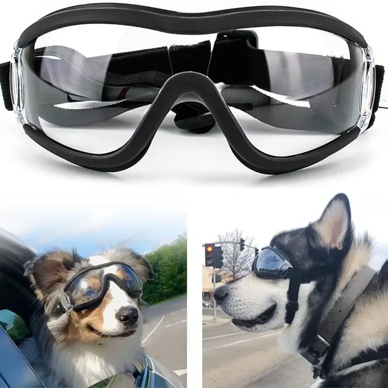 Dog Sunglasses Dog Goggles Adjustable Strap for Travel Skiing and Anti-Fog Snow Goggles Pet Goggles for Medium and Large Dogs
Dog Sunglasses Dog Goggles Adjustable Strap for Travel Skiing and Anti-Fog Snow Goggles Pet Goggles for Medium and Large Dogs