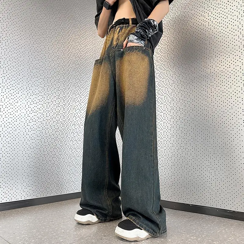 American Hip-hop Jeans Men's Summer Washed and Distressed Niche Design High Street Trendy Brand Loose Straight Leg Pants
American Hip-hop Jeans Men's Summer Washed and Distressed Niche Design High Street Trendy Brand Loose Straight Leg Pants