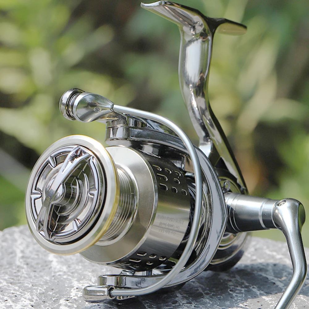 2023 New Arrival Reel 5:5:1 Gear Fashion Hollow Design 1000-5000 Series Fishing Reel Saltwater Proof Cast Drum Tackle Pesca Mar
2023 New Arrival Reel 5:5:1 Gear Fashion Hollow Design 1000-5000 Series Fishing Reel Saltwater Proof Cast Drum Tackle Pesca Mar