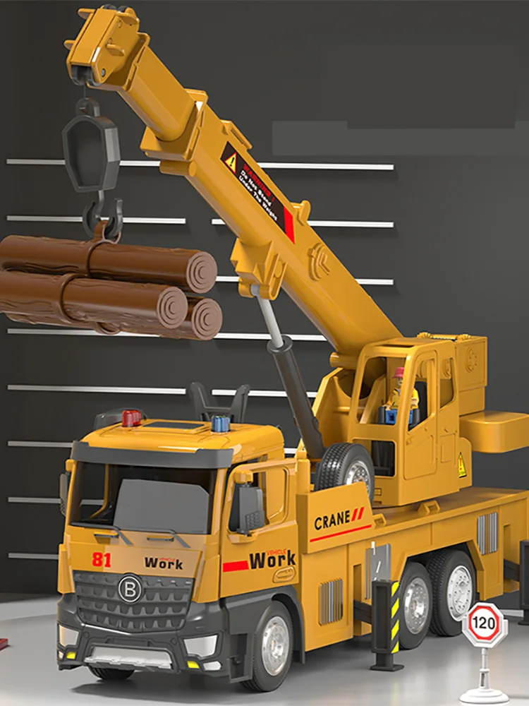 Large Truck Crane Engineering Vehicle Alloy Model Car Construction Toys Metal Diecast Toy Car Sound Light Toys For Kids Gift
Large Truck Crane Engineering Vehicle Alloy Model Car Construction Toys Metal Diecast Toy Car Sound Light Toys For Kids Gift