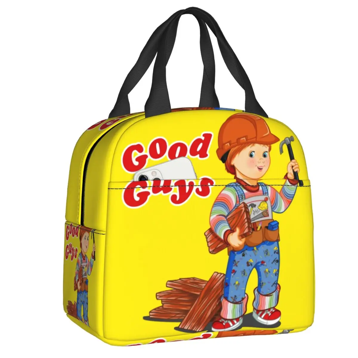 Good Guys Construction Worker Insulated Lunch Bag Child's Play Chucky Cartoon Thermal Cooler Lunch Box Office Picnic Travel
Good Guys Construction Worker Insulated Lunch Bag Child's Play Chucky Cartoon Thermal Cooler Lunch Box Office Picnic Travel