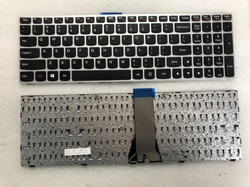 US клавиатура для ноутбука Lenovo G50-30 G50-45 G50-70 300-15IBR 300-15ISK 300-15-ISE, серебристая
US клавиатура для ноутбука Lenovo G50-30 G50-45 G50-70 300-15IBR 300-15ISK 300-15-ISE, серебристая