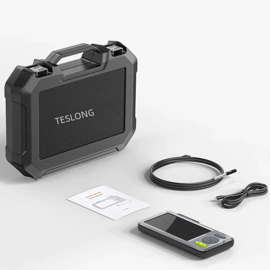 Teslong NTS500B 1080P 5" IPS Screen 5mm Triple Lens Endoscope Inspection Camera IP67 Borescope 5m 8 Leds Built-in Microphone
Teslong NTS500B 1080P 5" IPS Screen 5mm Triple Lens Endoscope Inspection Camera IP67 Borescope 5m 8 Leds Built-in Microphone