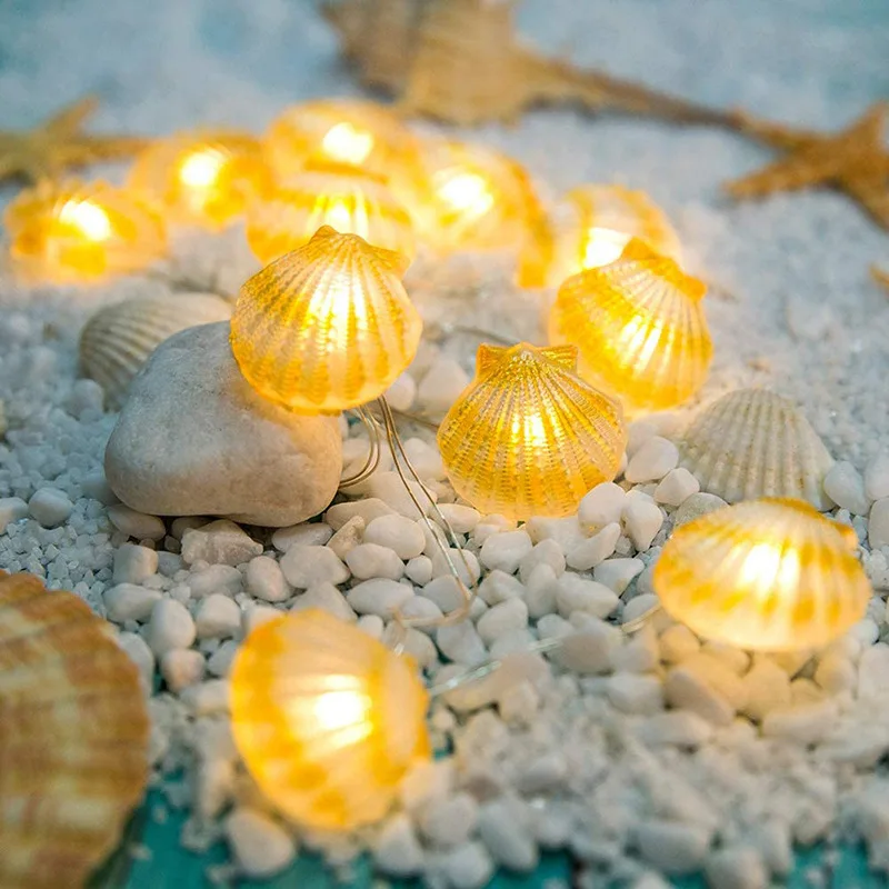 LED Light Seastar Shell Conch Fairy String Lights Holiday Garland for Christmas Tree Wedding Birthday Party Indoor Decoration
LED Light Seastar Shell Conch Fairy String Lights Holiday Garland for Christmas Tree Wedding Birthday Party Indoor Decoration