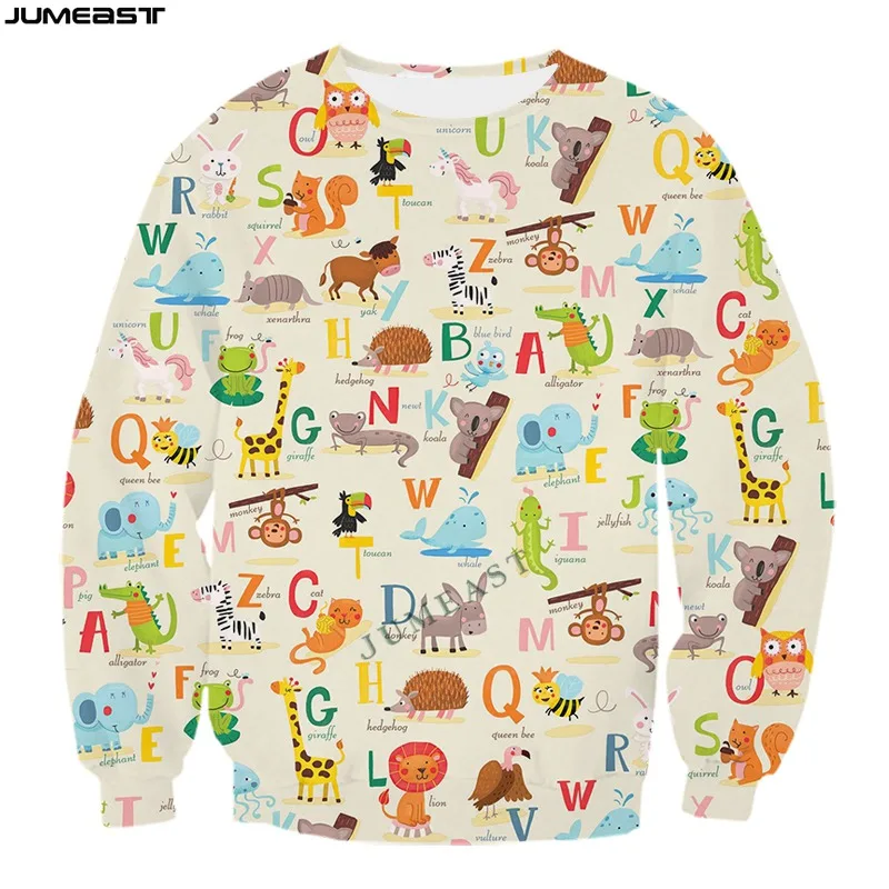 Jumeast Men Women Sweatshirt Oversized Cute Cartoon Animal Hip Hop Spring Autumn Long Sleeve T Shirt Sport Pullover Tops Tees
Jumeast Men Women Sweatshirt Oversized Cute Cartoon Animal Hip Hop Spring Autumn Long Sleeve T Shirt Sport Pullover Tops Tees