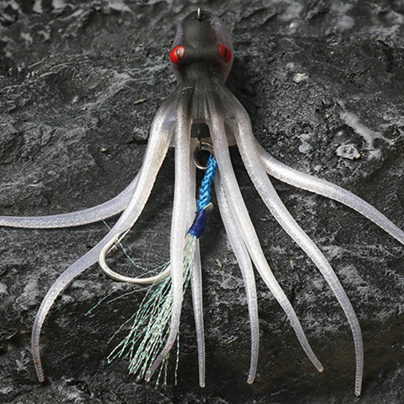 110g/150g/200g Octopus Lure Luminous Octopus Squid Soft Jig Tpe Soft UV/Glow Trolling Slow Pitch Jigging Lure with Assist Hooks
110g/150g/200g Octopus Lure Luminous Octopus Squid Soft Jig Tpe Soft UV/Glow Trolling Slow Pitch Jigging Lure with Assist Hooks
