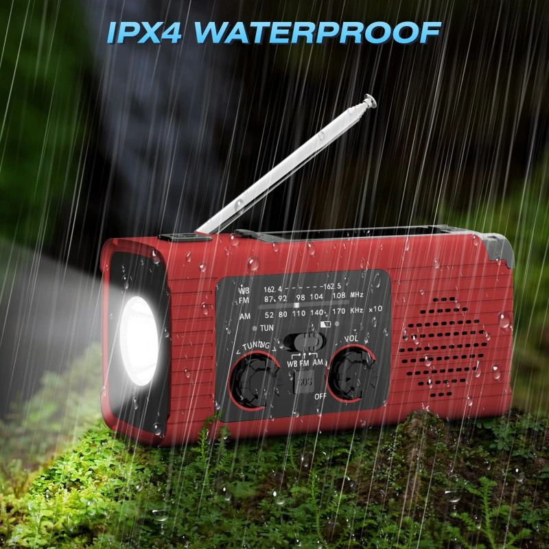 2023 New Radio Multi-Function Flashlight Solar Hand-Cranked Radio Charging Emergency Radio With Flashlight
2023 New Radio Multi-Function Flashlight Solar Hand-Cranked Radio Charging Emergency Radio With Flashlight