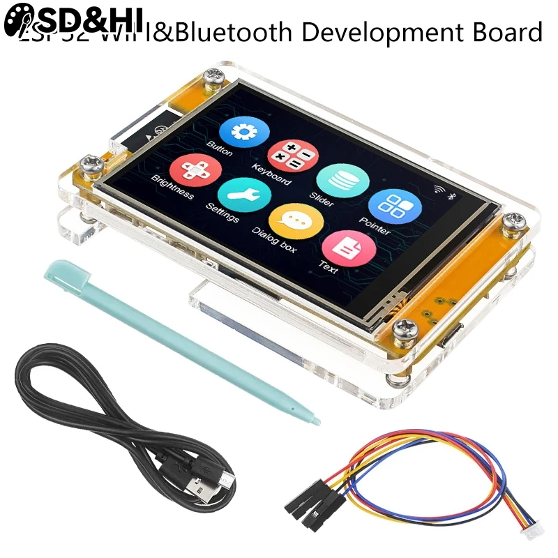 

2.8 Inch Display Screen ESP32 For Arduino LVGL WIFI BT Development Board 240*320 2.8 Inch LCD TFT Module With Touch WROOM