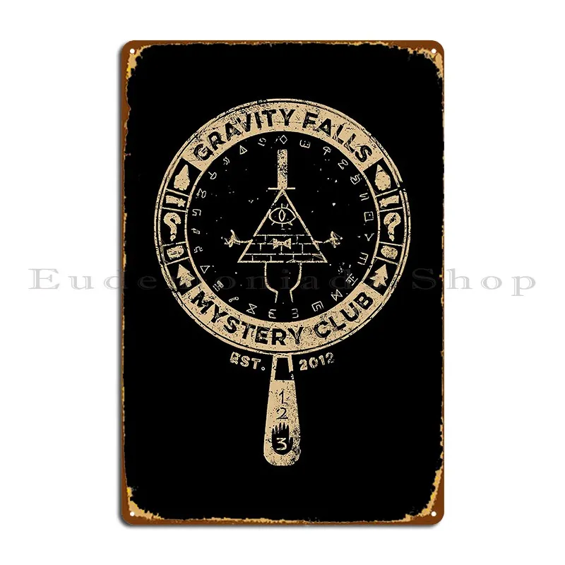 Забавный металлический плакат для мужчин и женщин Gravity Brown Falls Mystery Club, забавный мужской веер, настенный декоративный плакат в виде пещеры, клубный жестяной плакат
Забавный металлический плакат для мужчин и женщин Gravity Brown Falls Mystery Club, забавный мужской веер, настенный декоративный плакат в виде пещеры, клубный жестяной плакат