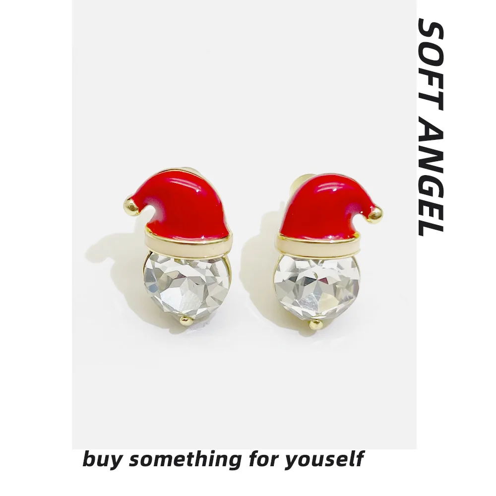 Women's Christmas Stud Earrings 2023 Trend New in Year Jewelry Gift Christmas Santa Claus Hat Reindeer Piercing Ear
Women's Christmas Stud Earrings 2023 Trend New in Year Jewelry Gift Christmas Santa Claus Hat Reindeer Piercing Ear