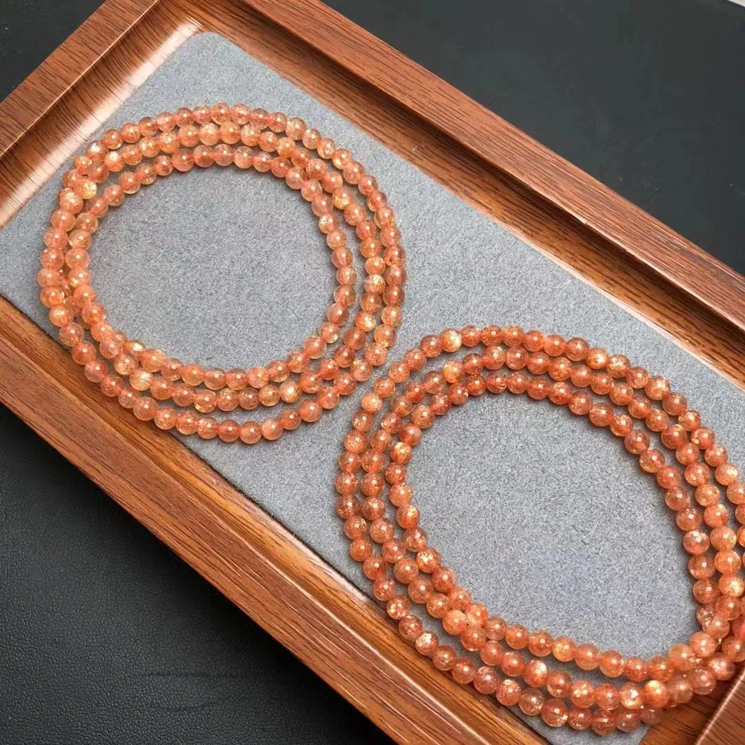 Unit One Bracelet 4mm Popular Wholesale Natural Sunstone Crystal Healing Multi Loop Bead Bracelet Special For Jewelry Gift
Unit One Bracelet 4mm Popular Wholesale Natural Sunstone Crystal Healing Multi Loop Bead Bracelet Special For Jewelry Gift