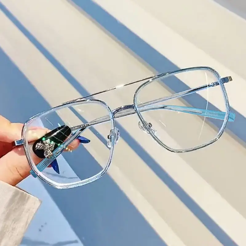 Ultra-light Anti-blue Light Radiation Myopia Glasses Big Frame Degree Korean Style Parallel Bars Nose Bridge Clear Glasses
Ultra-light Anti-blue Light Radiation Myopia Glasses Big Frame Degree Korean Style Parallel Bars Nose Bridge Clear Glasses