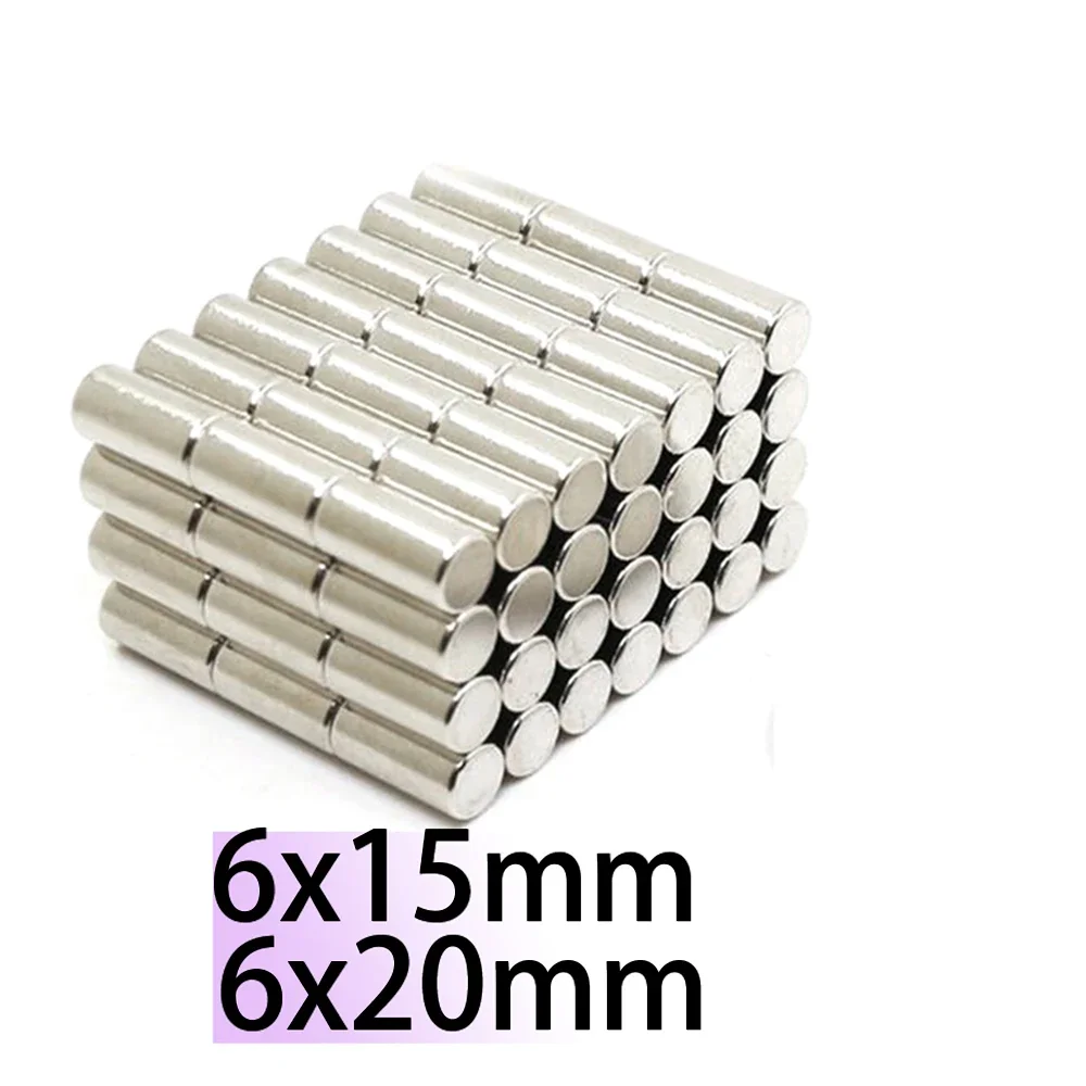 6x15 6x20mm Round Magnet N35 Super powerful middle Neodymium 6*15 6*20mm Magnets for door Search Magnetic Fridge wholesale
6x15 6x20mm Round Magnet N35 Super powerful middle Neodymium 6*15 6*20mm Magnets for door Search Magnetic Fridge wholesale
