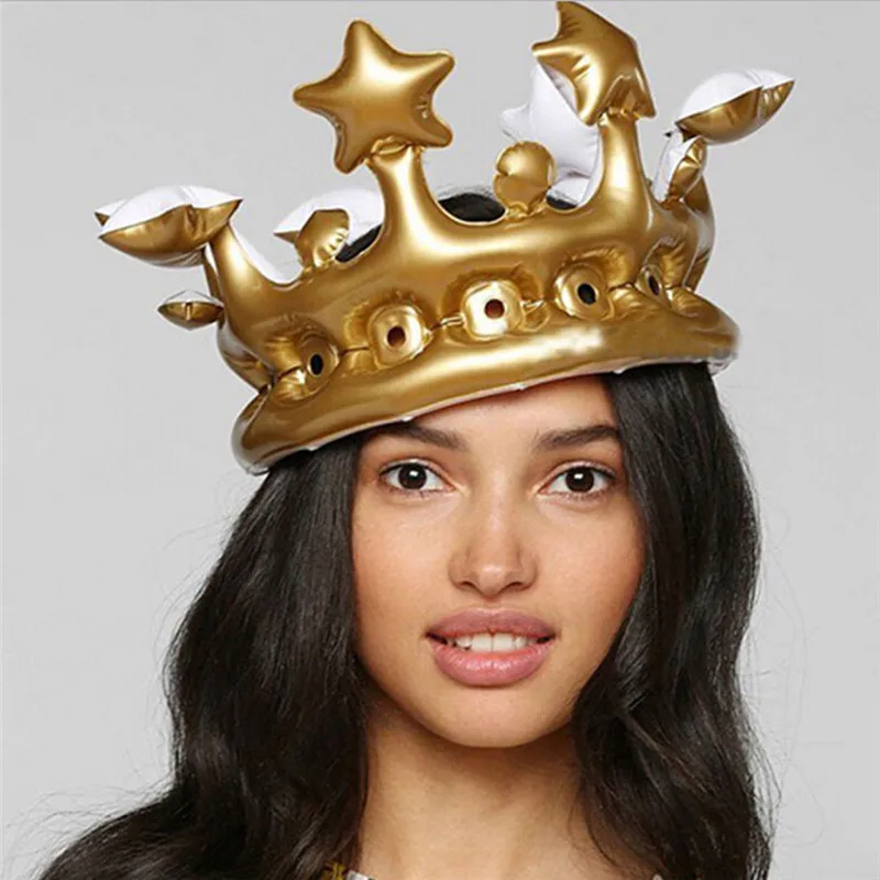 1Pc Gold Inflatable Crown PVC Balloon Birthday Party Props Wedding Kids King Queen Cosplay Toys Hat Decor Supplies Night Present
1Pc Gold Inflatable Crown PVC Balloon Birthday Party Props Wedding Kids King Queen Cosplay Toys Hat Decor Supplies Night Present
