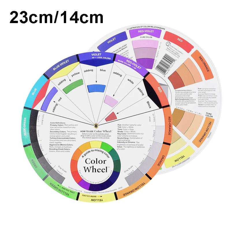 12 Color Professional Paper Card Design Color Mixing Wheel Ink Chart Guidance Round Central Circle Rotates Tattoo Nail Pigment
12 Color Professional Paper Card Design Color Mixing Wheel Ink Chart Guidance Round Central Circle Rotates Tattoo Nail Pigment