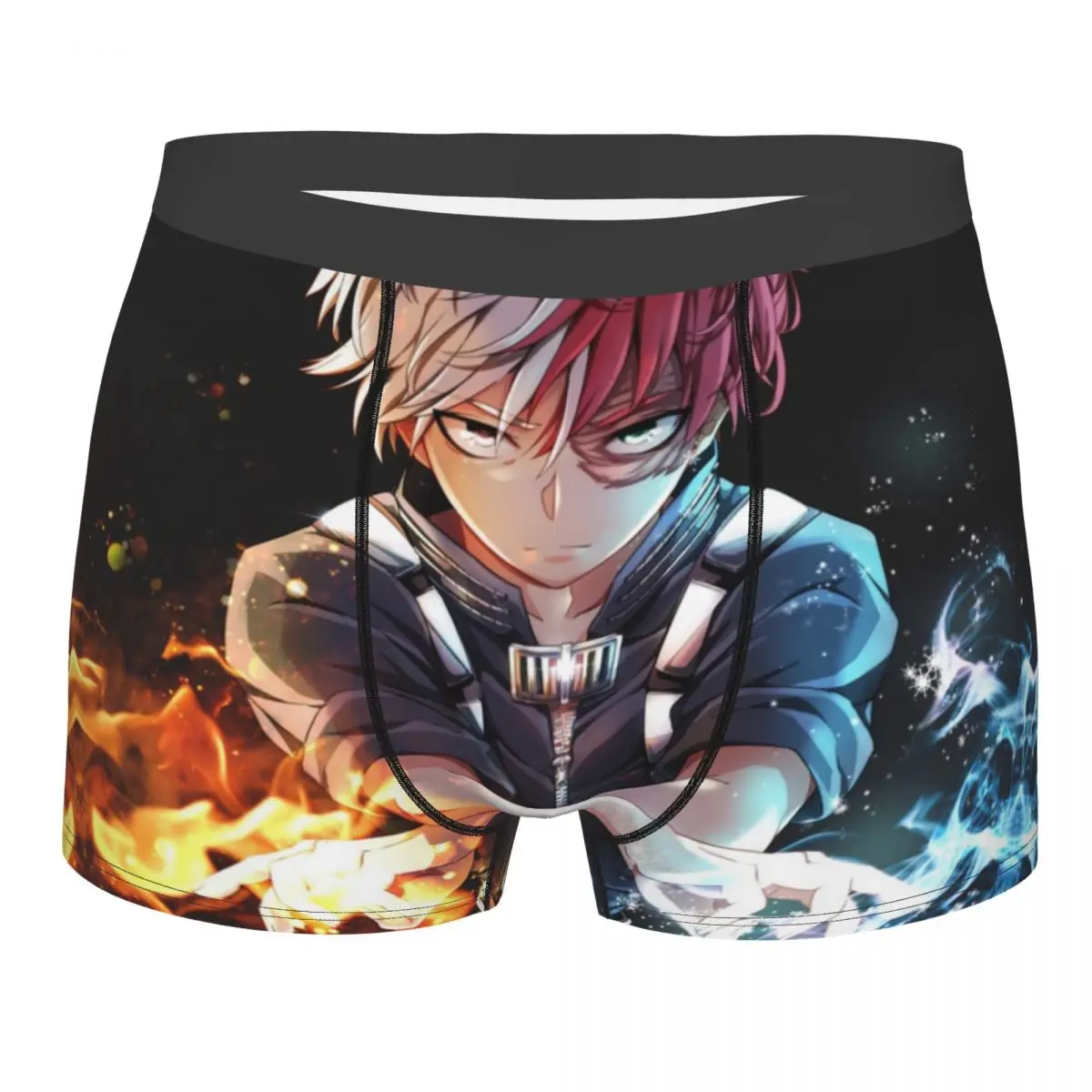 

Boxer Shorts Panties Briefs Men's Todoroki BNHA Underwear Boku No My Hero Academia Anime Manga Breathable Underpants for Homme