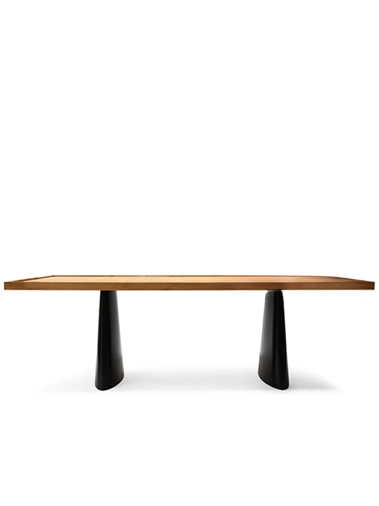 Medieval Solid Wood Black Weaving Vine Face Dining Table Creative Retro Tempered Glass Workbench
Medieval Solid Wood Black Weaving Vine Face Dining Table Creative Retro Tempered Glass Workbench