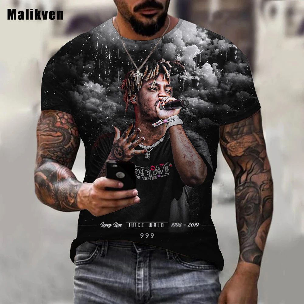 Juice WRLD Printed 3D T-shirt Men Women Summer Fashion Casual Short Sleeve T Shirt Hip Hop Rapper Harajuku Streetwear Cool Tops
Juice WRLD Printed 3D T-shirt Men Women Summer Fashion Casual Short Sleeve T Shirt Hip Hop Rapper Harajuku Streetwear Cool Tops