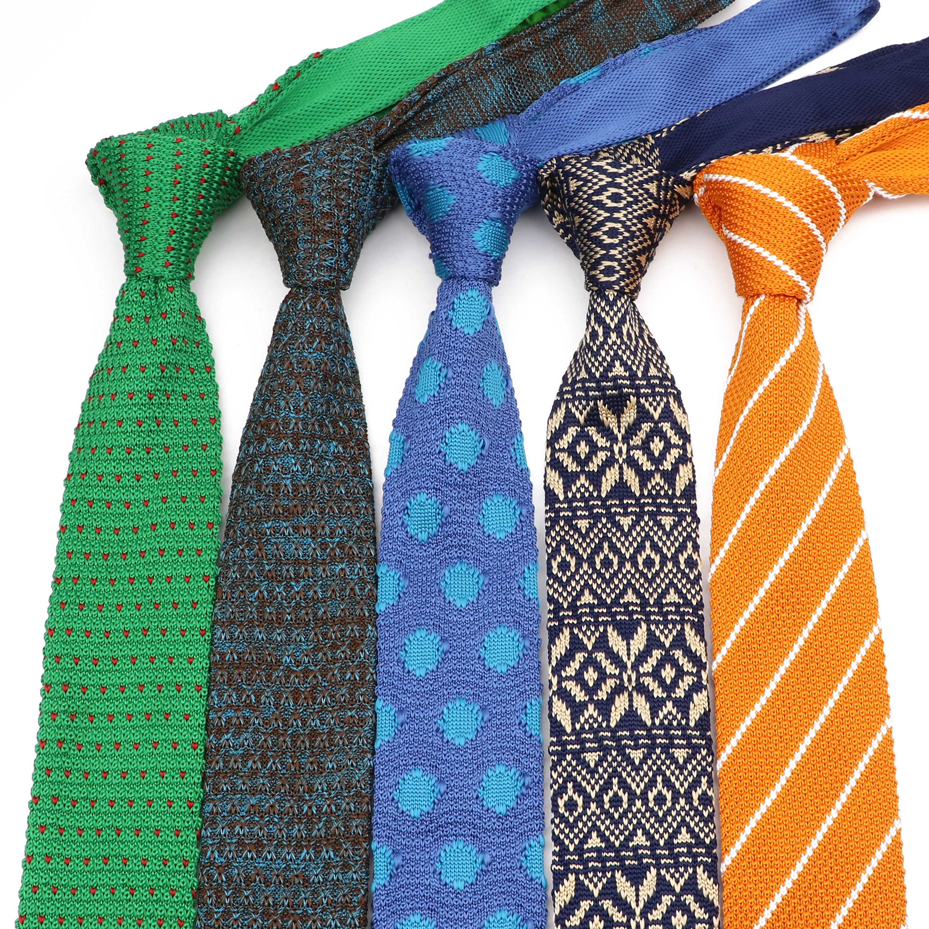 

Вязаные Галстуки для мужчин и женщин, зимний тонкий узкий плоский галстук, оранжевый, бежевый, зеленый Повседневный галстук, подарки для свадьбы, вечеринки, офиса, праздника
