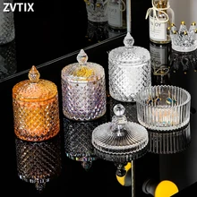 Transparent Glass Candy Jar Pot With Lid Container For Spices Internal Storage Table Decoration Cotton Trinket Box Kitchen Jars
Transparent Glass Candy Jar Pot With Lid Container For Spices Internal Storage Table Decoration Cotton Trinket Box Kitchen Jars