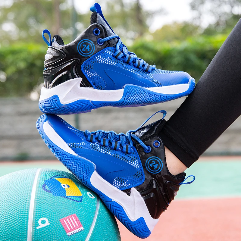 Boys Basketball Shoes Summer Mesh High Top Breathable Outdoor Sports Shoes Kids Basketball Sneakers Comfortable Students 2.5-7
Boys Basketball Shoes Summer Mesh High Top Breathable Outdoor Sports Shoes Kids Basketball Sneakers Comfortable Students 2.5-7