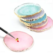 1PC Round Resin Agate Stone Nail Color Palette Gel Polish Pallet Mixing Drawing Paint Plate Pad Manicure Nail Art Display Shelf
1PC Round Resin Agate Stone Nail Color Palette Gel Polish Pallet Mixing Drawing Paint Plate Pad Manicure Nail Art Display Shelf