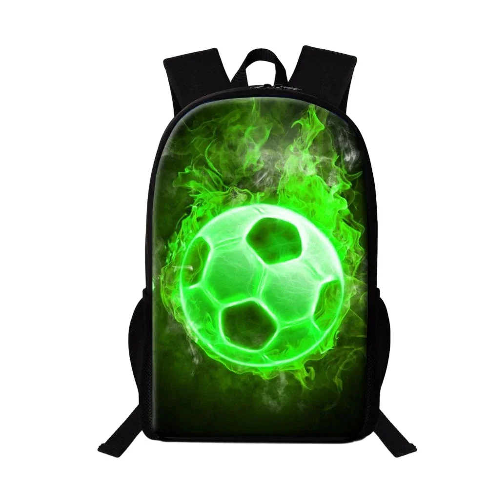 Green Flame Football School Bag Large Capacity High School Soccer Print Casual Backpacks for Teenagers Children Backpacks 
Green Flame Football School Bag Large Capacity High School Soccer Print Casual Backpacks for Teenagers Children Backpacks