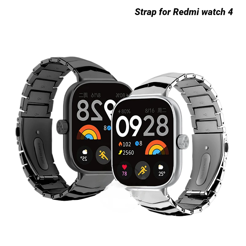 Металлический ремешок для часов Redmi watch 4, ремешок из нержавеющей стали для часов Redmi watch 4, спортивный браслет для женщин и мужчин, аксессуары для умных часов
Металлический ремешок для часов Redmi watch 4, ремешок из нержавеющей стали для часов Redmi watch 4, спортивный браслет для женщин и мужчин, аксессуары для умных часов
