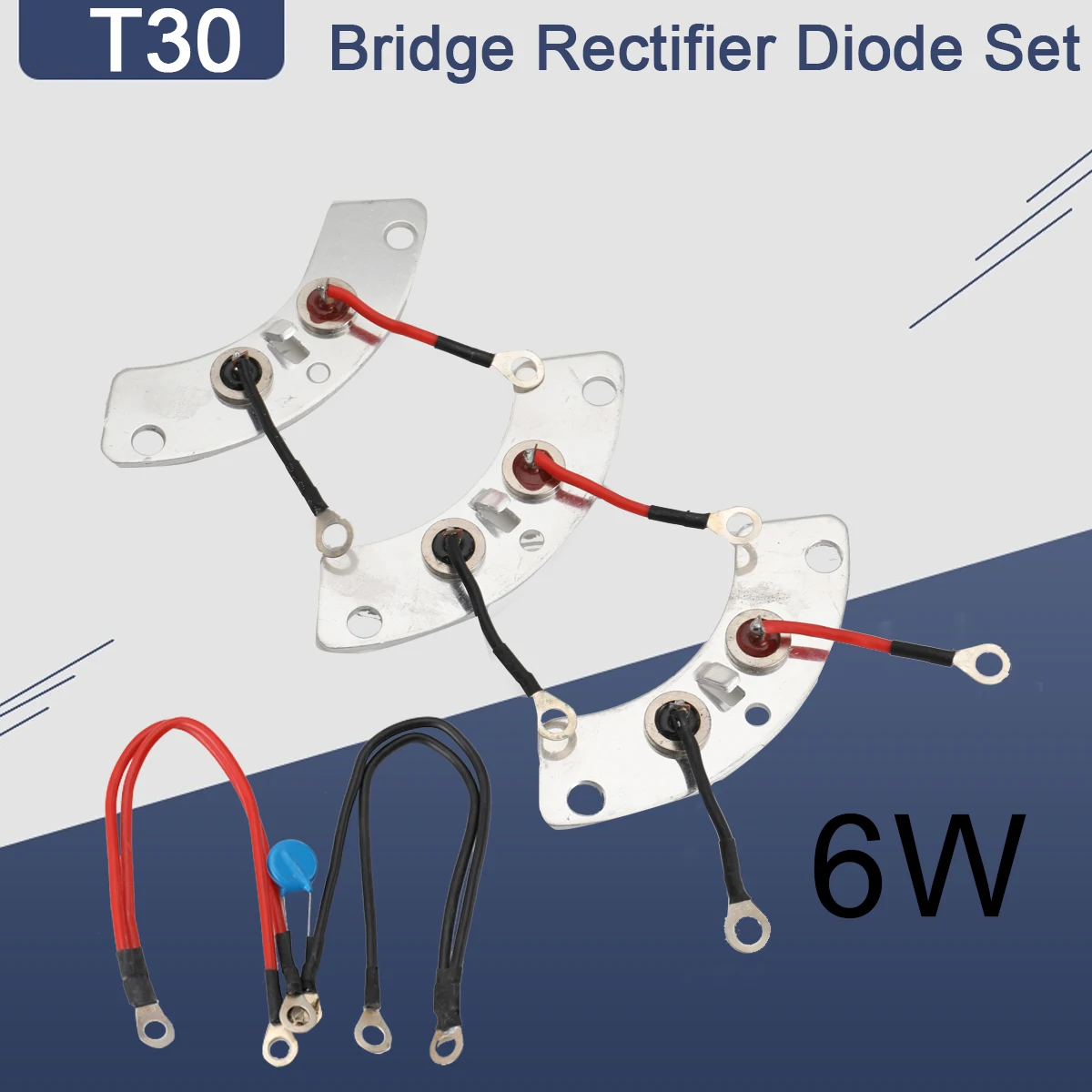 Bridge Rectifier Bridge Rectifier Diode Set for Mecc Alte Excitation Diodes T30 Generator Electronic Module
Bridge Rectifier Bridge Rectifier Diode Set for Mecc Alte Excitation Diodes T30 Generator Electronic Module