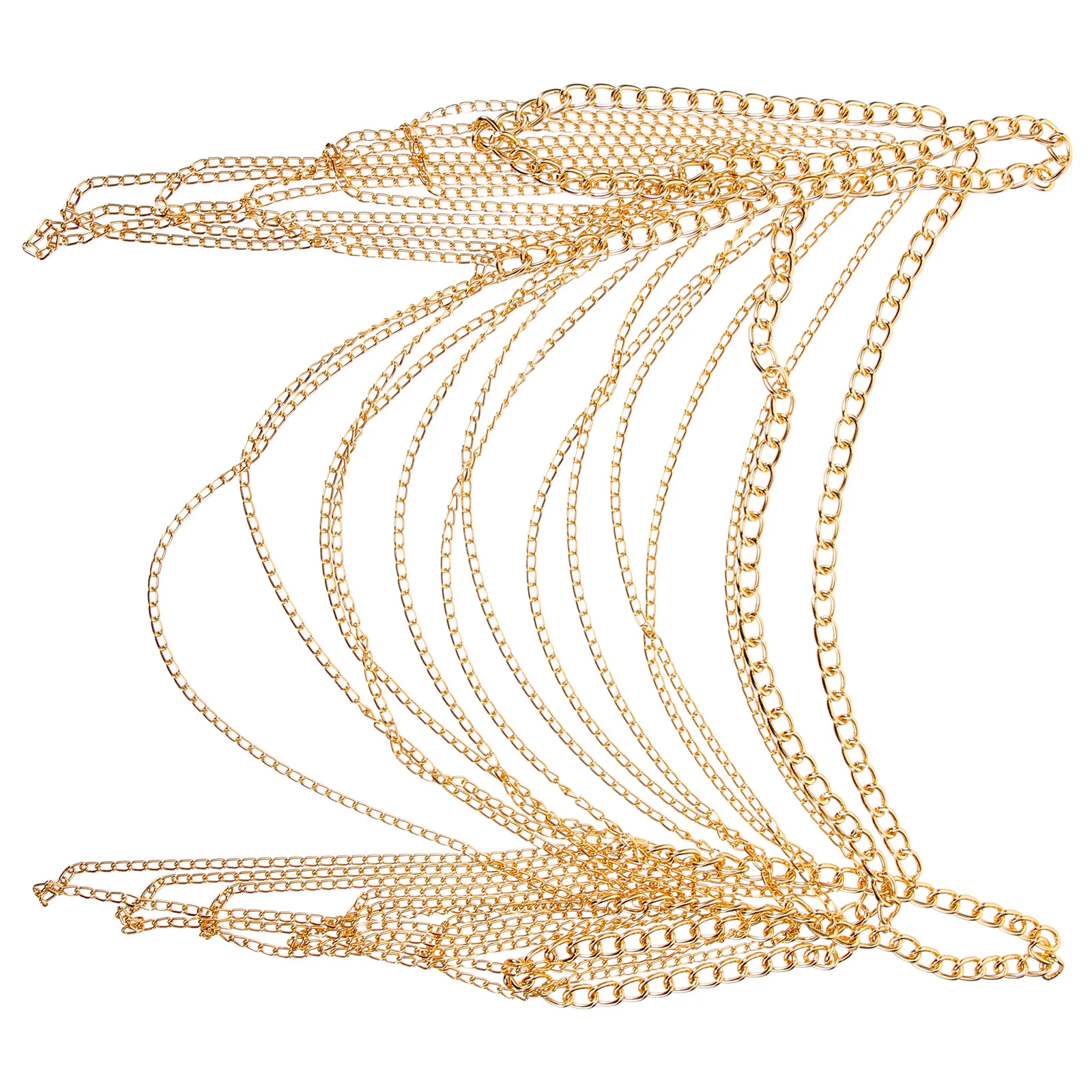 Double Shoulder Chain Necklace Body for Decor Metal Necklaces Multi-layer Womens Zinc Alloy Chains Beach Miss
Double Shoulder Chain Necklace Body for Decor Metal Necklaces Multi-layer Womens Zinc Alloy Chains Beach Miss