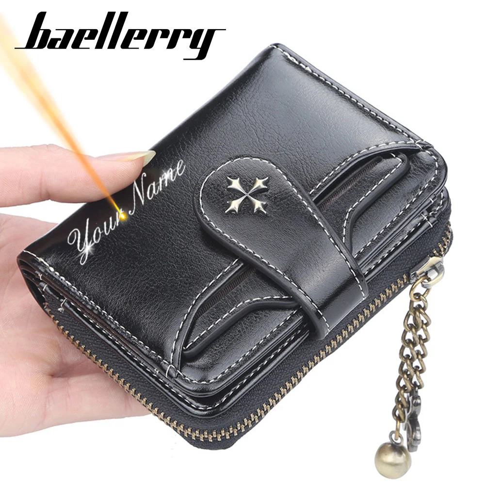2023 New Women Wallets Name Engraving Short PU Leather Top Quality Card Holder Female Purse Zipper Wallet For Women
2023 New Women Wallets Name Engraving Short PU Leather Top Quality Card Holder Female Purse Zipper Wallet For Women