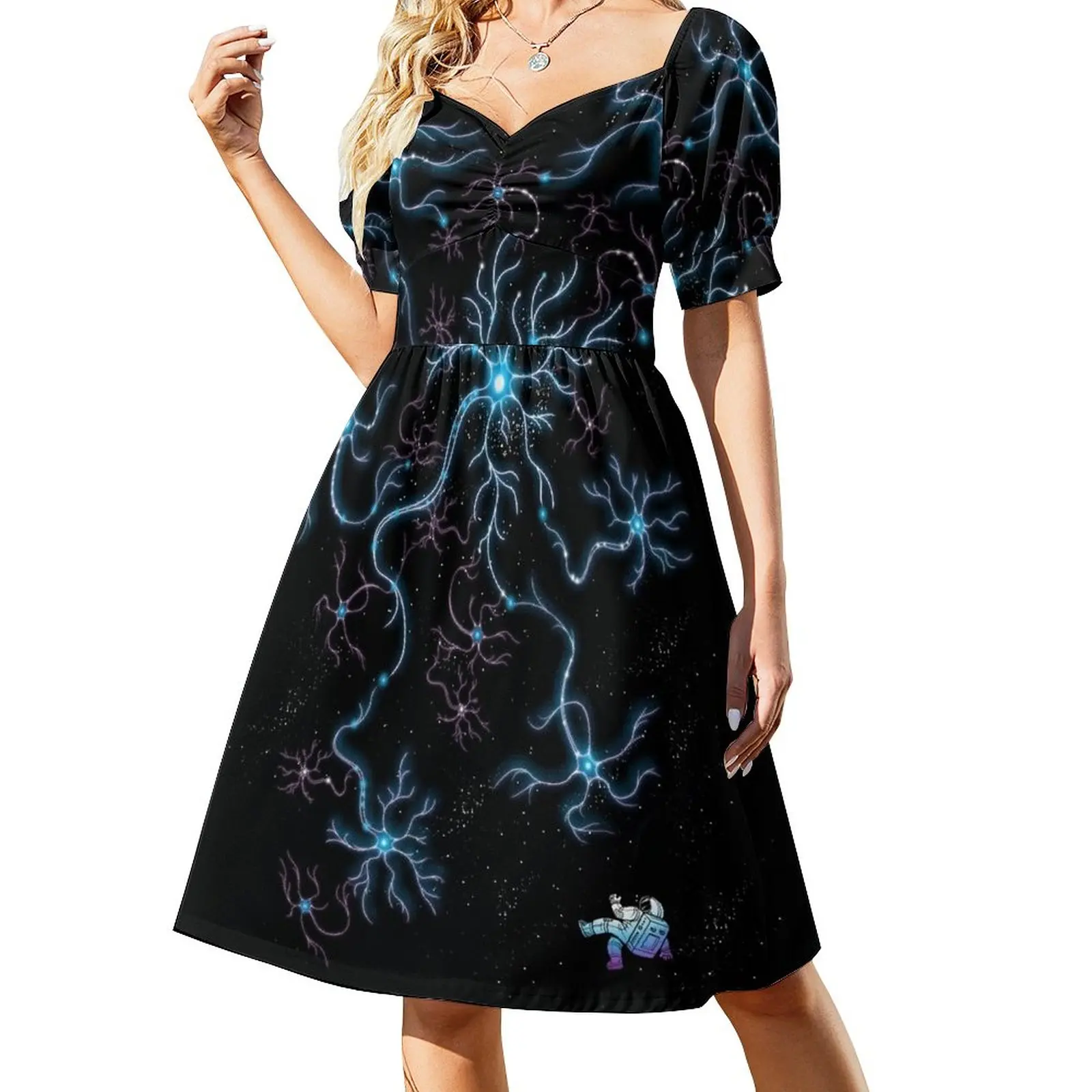 Neuron Galaxy Sleeveless Dress sensual sexy dress for women summer dress daily Women's evening Women's summer long
Neuron Galaxy Sleeveless Dress sensual sexy dress for women summer dress daily Women's evening Women's summer long