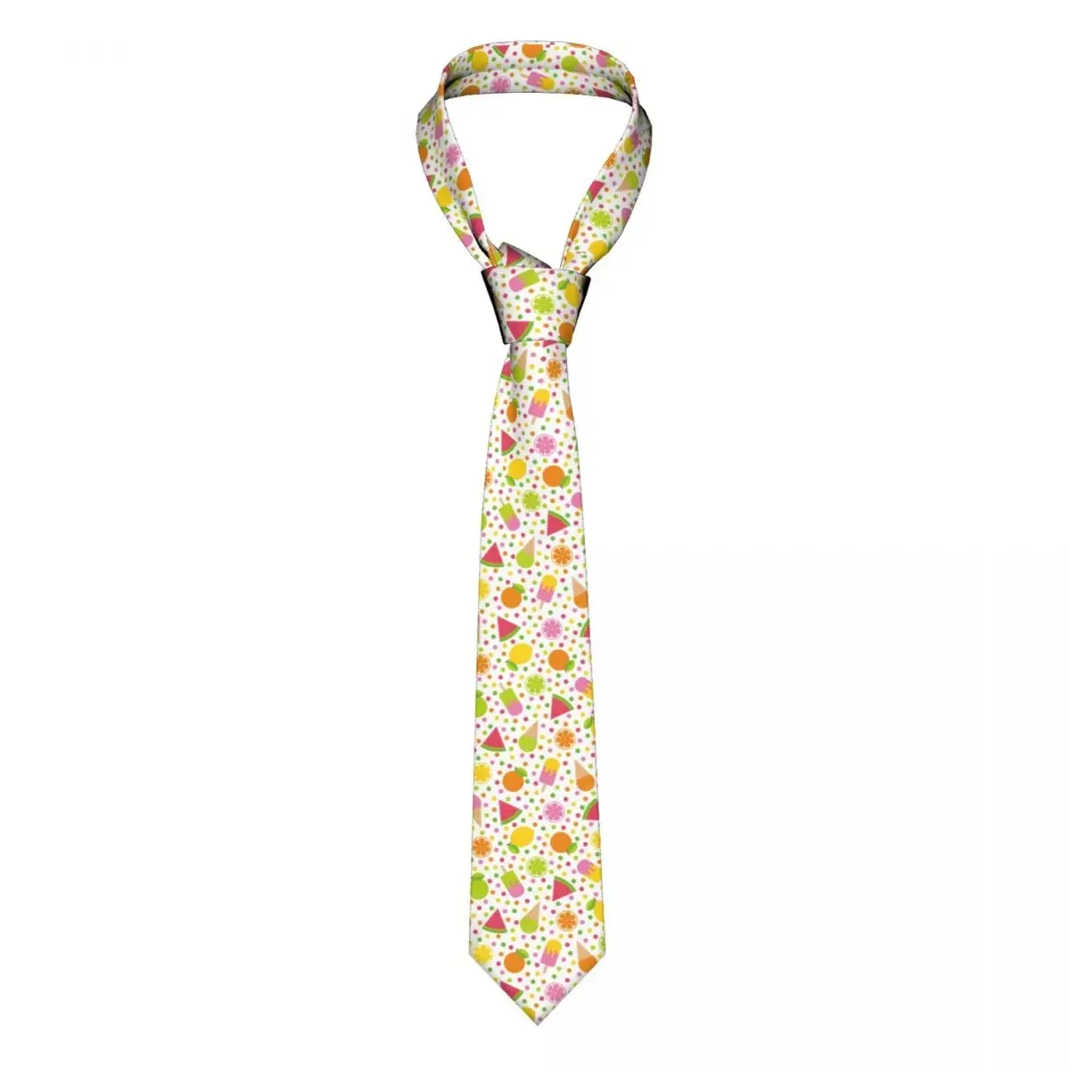 Mens Tie Classic Skinny Colorful Geometric Fruit And Dessert With Dots Neckties Narrow Collar Slim Casual Tie Accessories Gift
Mens Tie Classic Skinny Colorful Geometric Fruit And Dessert With Dots Neckties Narrow Collar Slim Casual Tie Accessories Gift