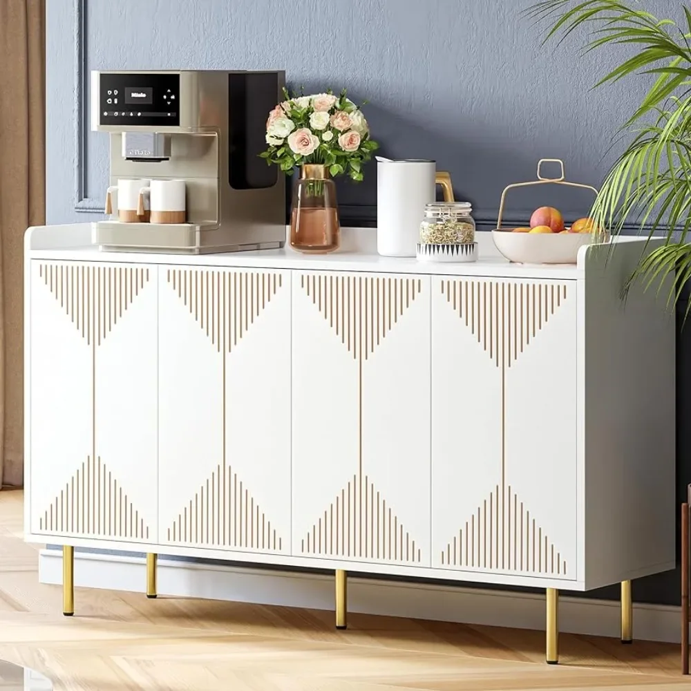 Filing Cabinets for Living Room Cabinet/ Closet Entryway 55'' Modern Sideboard Buffet Kitchen Cabinet With Carved Design Doors
Filing Cabinets for Living Room Cabinet/ Closet Entryway 55'' Modern Sideboard Buffet Kitchen Cabinet With Carved Design Doors